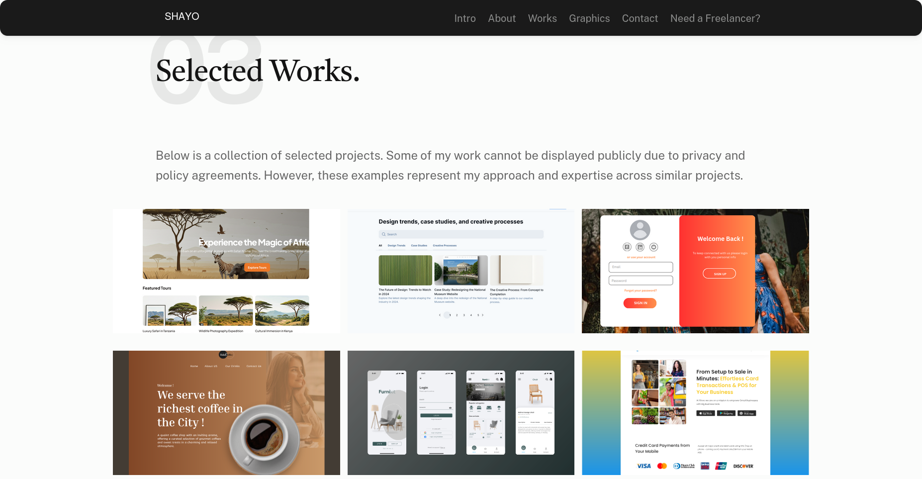UI/UX Portfolio Preview